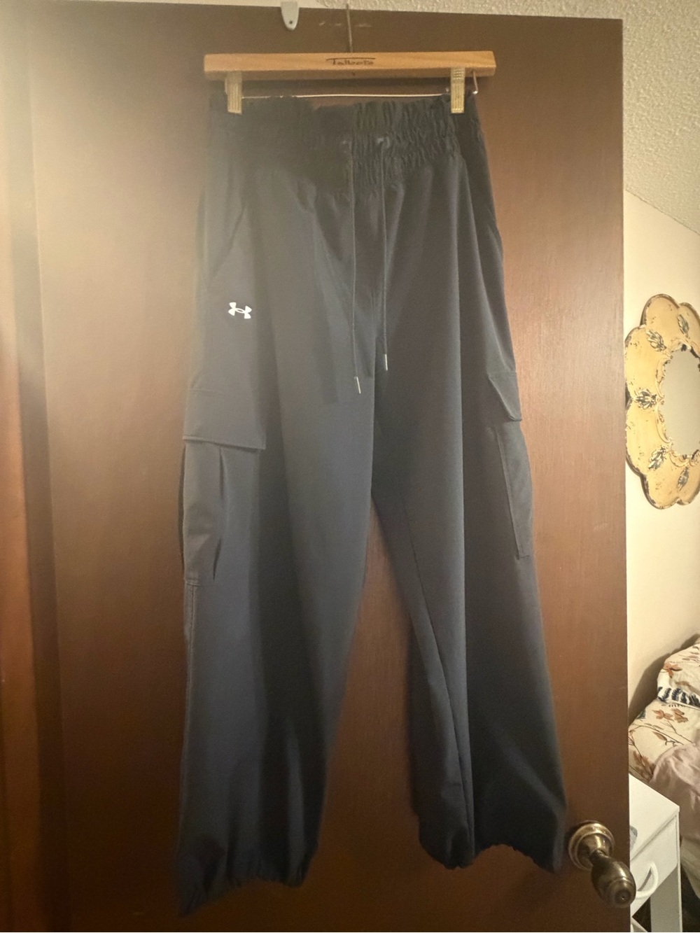 Under Armour Black Men’s Cargo Pants with Logo